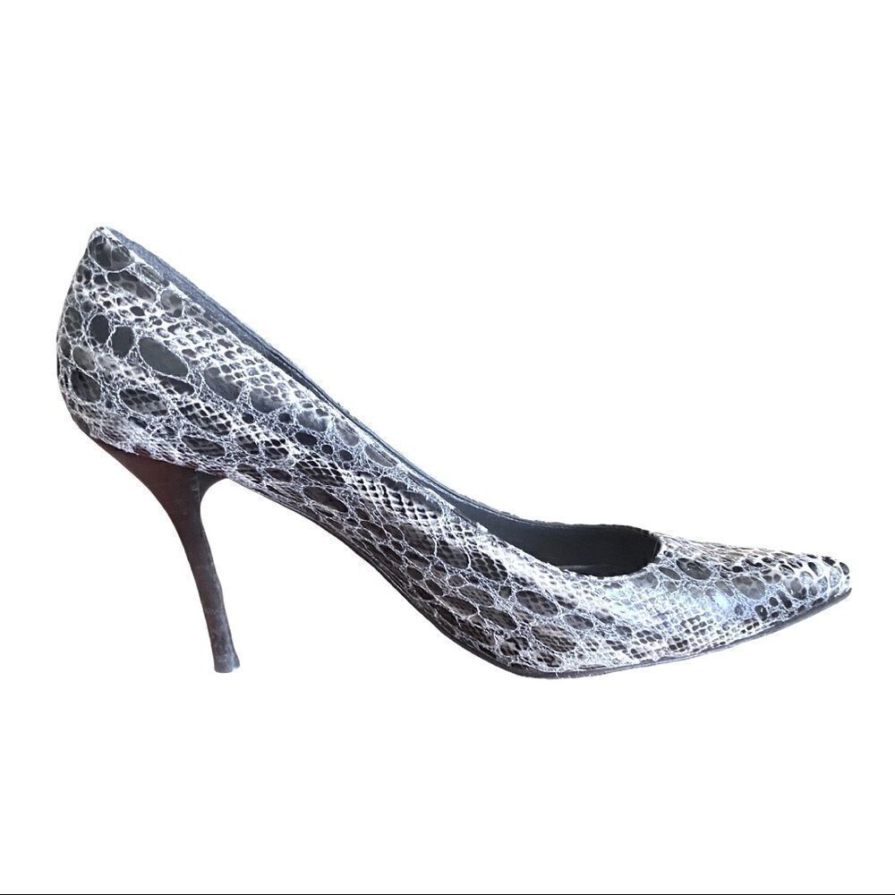 HOST PICK - Stuart Weitzman Python Embossed Leather Heels - Picture 10 of 10